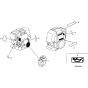 Label Assembly for Honda GX31