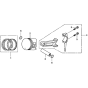 Piston Assembly for Honda GX340T1