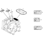 Label for Honda GX360K1 Engines