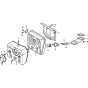 Muffler Assembly for Honda GXV340T2