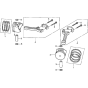 Piston & Rod for Honda GXV670