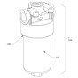 Hydraulic Oil Filter for Hamm