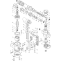 Makita HM0810 Main Assembly