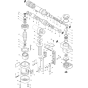 Makita HM0810T Main Assembly