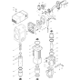 Main Assembly for Makita HM1800