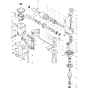 Makita HR1800 Main Assembly