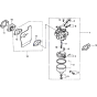 Carburetor Assembly for Honda HRB425-CQX