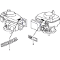 Label Assembly for Honda HRB425-CQX