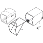 Grass Bag & Frame Assembly