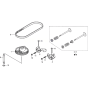 Cam, Belt & Valves Assembly
