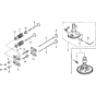 Cam Shaft & Valves for Honda HRD535