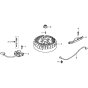 Flywheel for Honda HRD536C