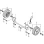 Rear Wheel for Honda HRG415C2