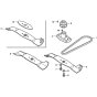 Rotary Blade for Honda HRG415C3