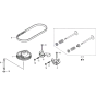 Camshaft & Pulley for Honda HRG415
