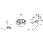 Flywheel & Ignition Coil Assembly