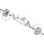 Front Wheel Assembly for Honda HRG415