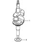 Crankshaft for Honda HRG465C1
