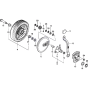 Rear Wheel Assembly for Honda