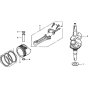 Crankshaft/Piston for Honda