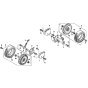 Front Wheel for Honda HRH536K2