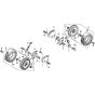 Front Wheel for Honda HRH536K2