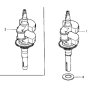 Crankshaft for Honda HRX537C1