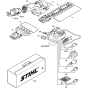 Stihl HSA25 Powerhead Parts
