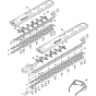 Stihl HSA86 Cutter Bar Assembly