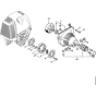 Clutch & Fan Housing for HT100