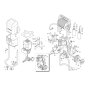 Makita HW140 Housing Assembly