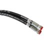 Hydraulic Twin Hose Assembly, Breaker Hose - 1/2" BSP x 18" Length