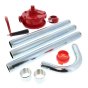 45 Gallon Cast Iron Rotary Barrel Pump with 1" Outlet