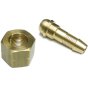 Gas Hose Connector 3/8 BSP Female to 6.3mm Tail for Gas Plumbing