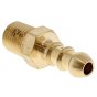 Gas Hose Connector 1/4" male BSP thread to 8mm hose tail