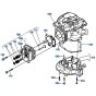Crankcase Cover Assembly for Kubota W5019-PC Mower