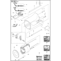 Motor Housing for Husqvarna K3000