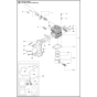 Cylinder, Piston & Muffler Assembly