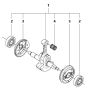 Crankshaft Assembly for K760