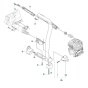 Support Assembly for Husqvarna K770