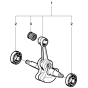 Crankshaft Assembly for K950