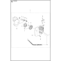 Starter Assembly for Husqvarna K960