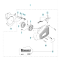 Starter Assembly for Husqvarna K970 III