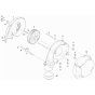 Blower Assembly for Karcher HDS 6-12 C Pressure Washer