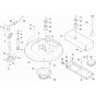 Burner Cover Assembly for Karcher HDS 1000 BE Pressure Washer
