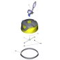 Surface Cleaner Assembly for Karcher K 4 Classic Pressure Washer