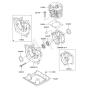 Cylinder/Crankcase for KBL23A