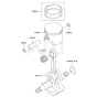 Piston/Crankshaft for Kawasaki
