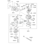 Carburettor for KBL34A