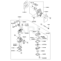 Carburettor for Kawasaki KCS525AC